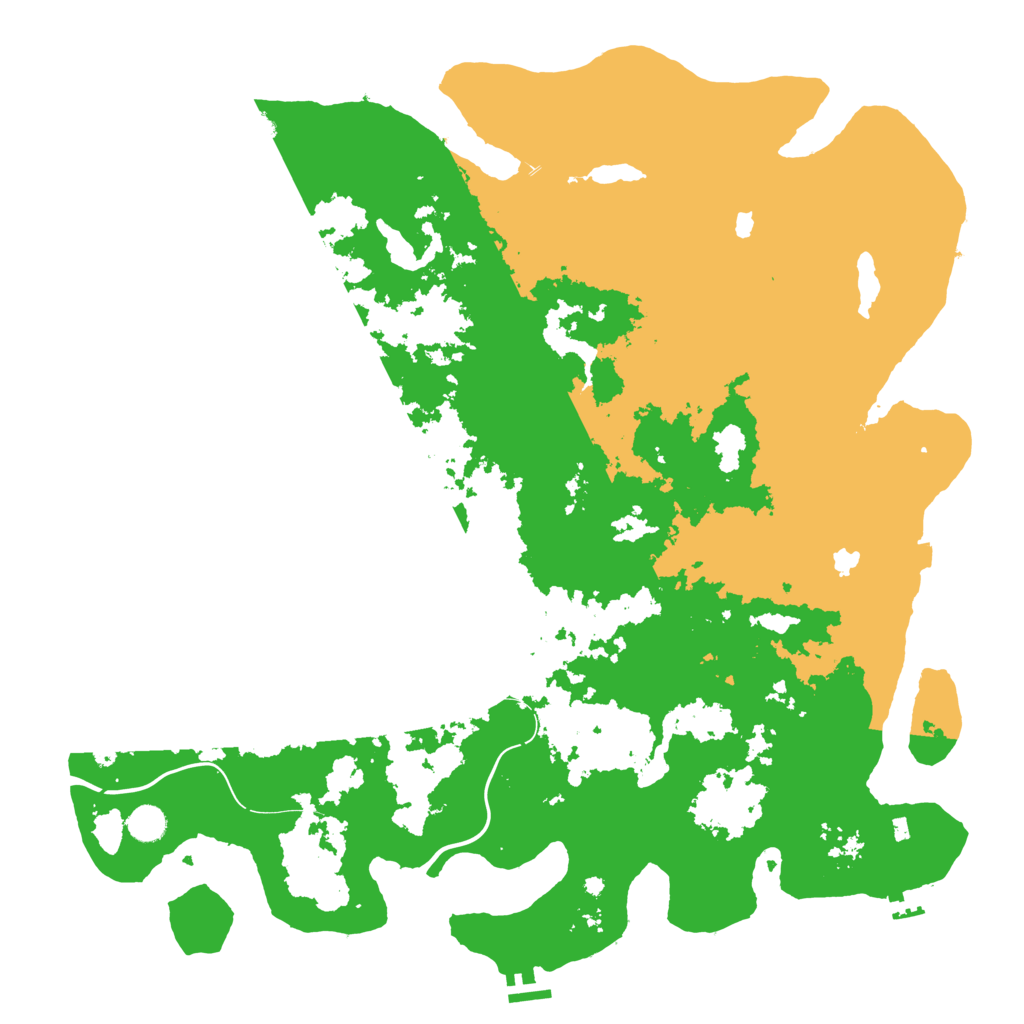 Biome Rust Map: Procedural Map, Size: 4800, Seed: 54257899