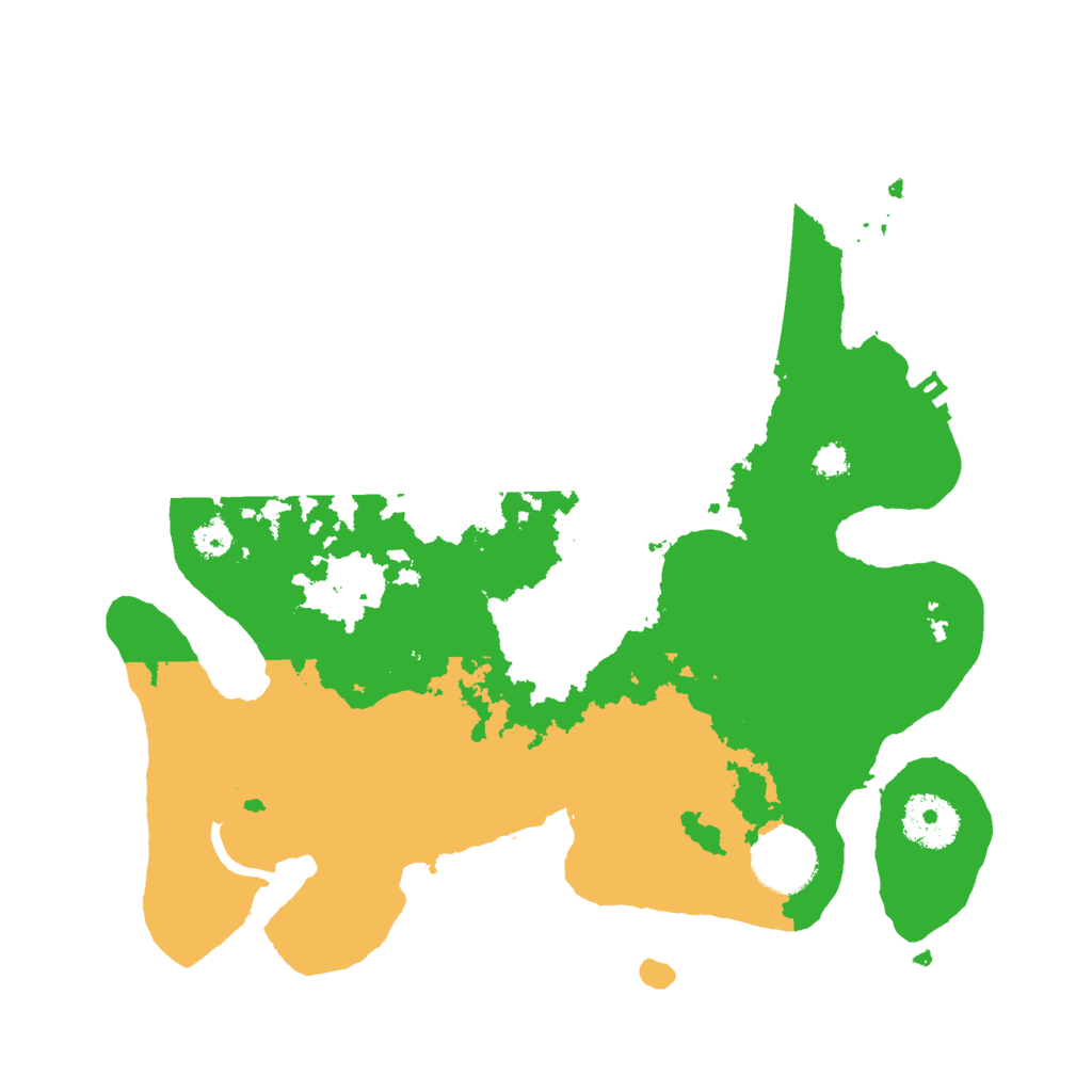 Biome Rust Map: Procedural Map, Size: 3000, Seed: 222222