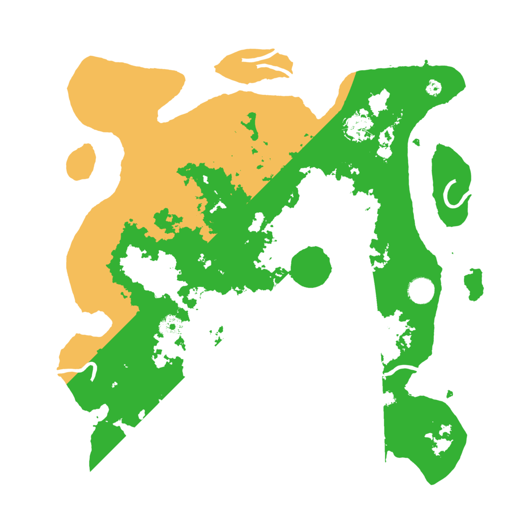 Biome Rust Map: Procedural Map, Size: 3500, Seed: 9816513