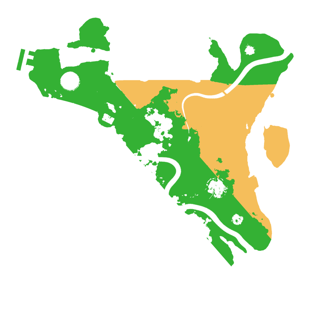 Biome Rust Map: Procedural Map, Size: 3000, Seed: 1850910501
