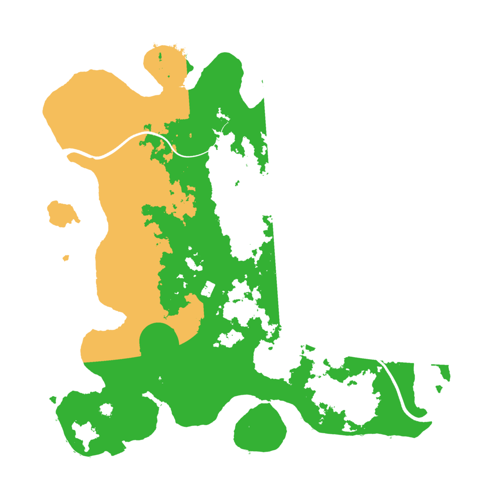 Biome Rust Map: Procedural Map, Size: 3500, Seed: 1375563867
