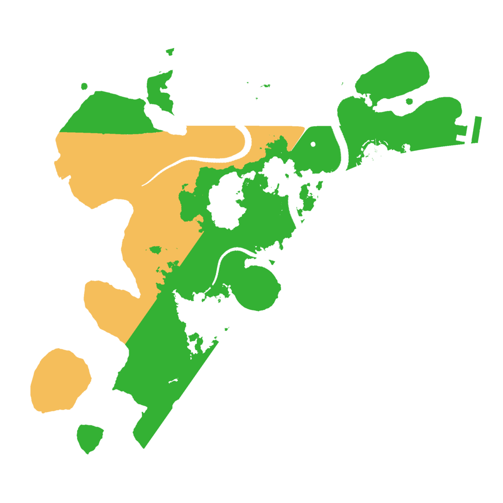 Biome Rust Map: Procedural Map, Size: 3000, Seed: 1486512410