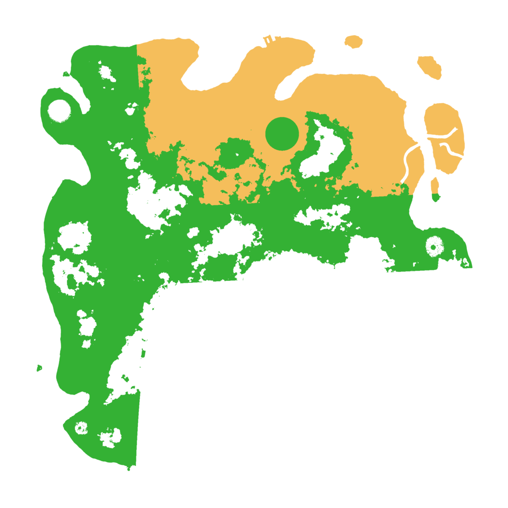 Biome Rust Map: Procedural Map, Size: 4000, Seed: 587536