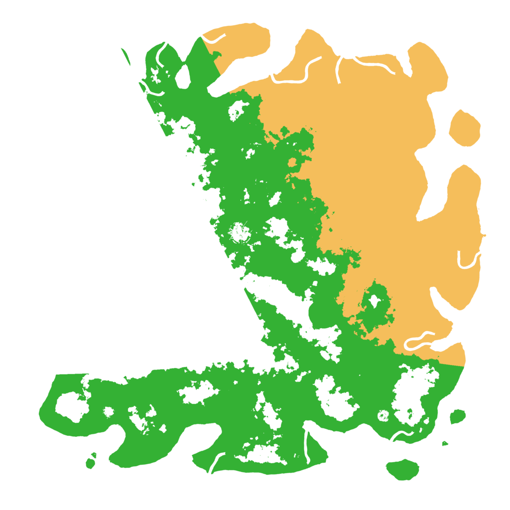 Biome Rust Map: Procedural Map, Size: 4500, Seed: 768349625