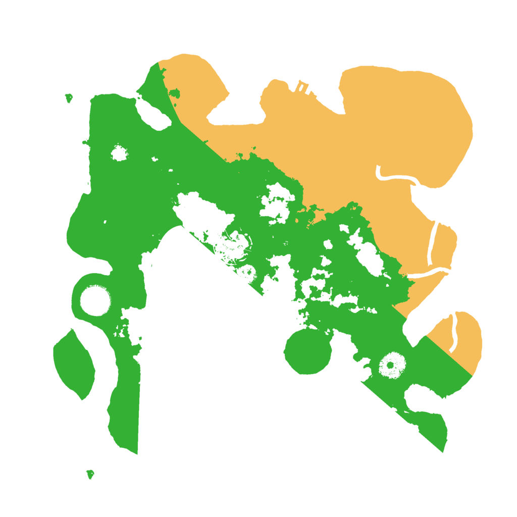Biome Rust Map: Procedural Map, Size: 3000, Seed: 11845