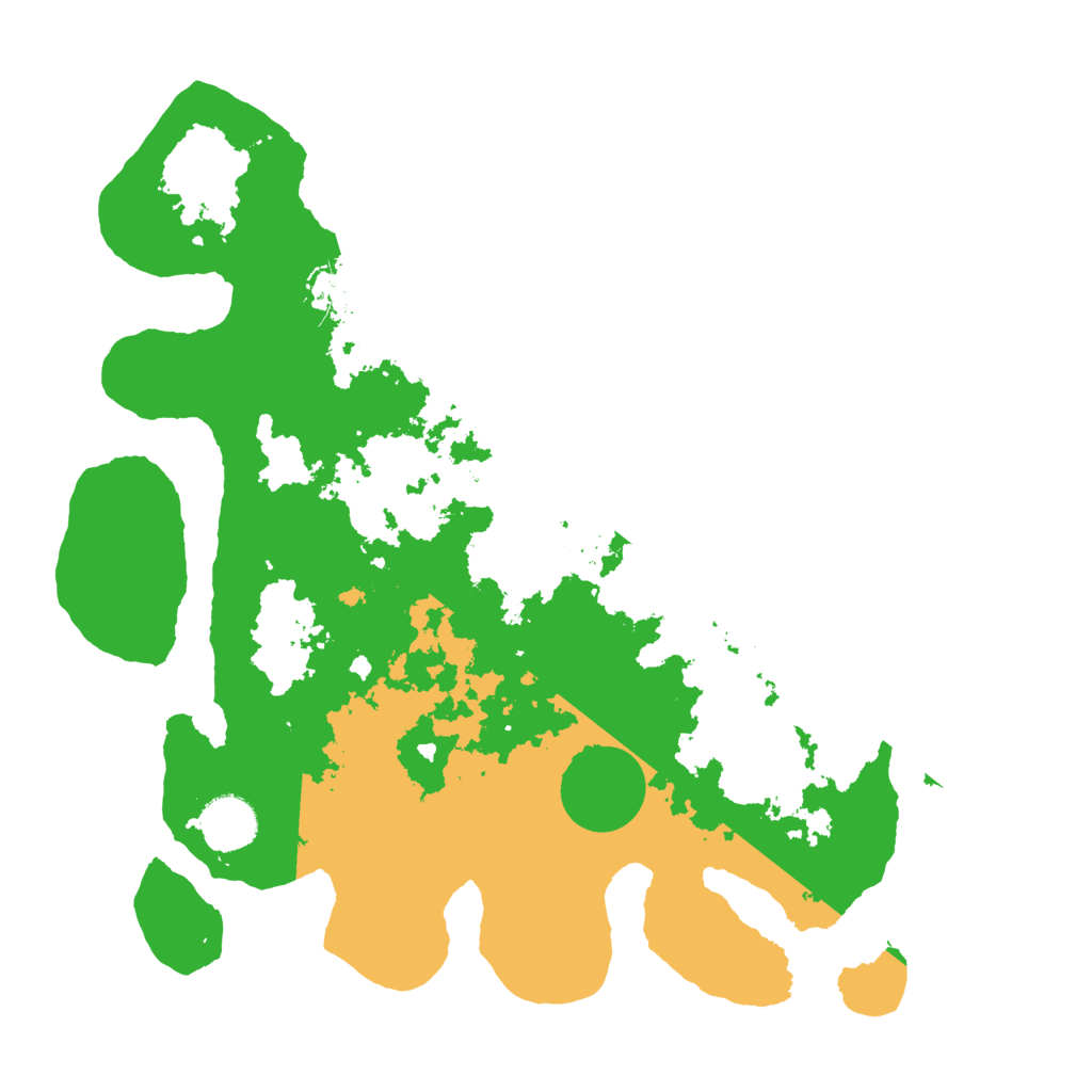 Biome Rust Map: Barren, Size: 3500, Seed: 1840725574