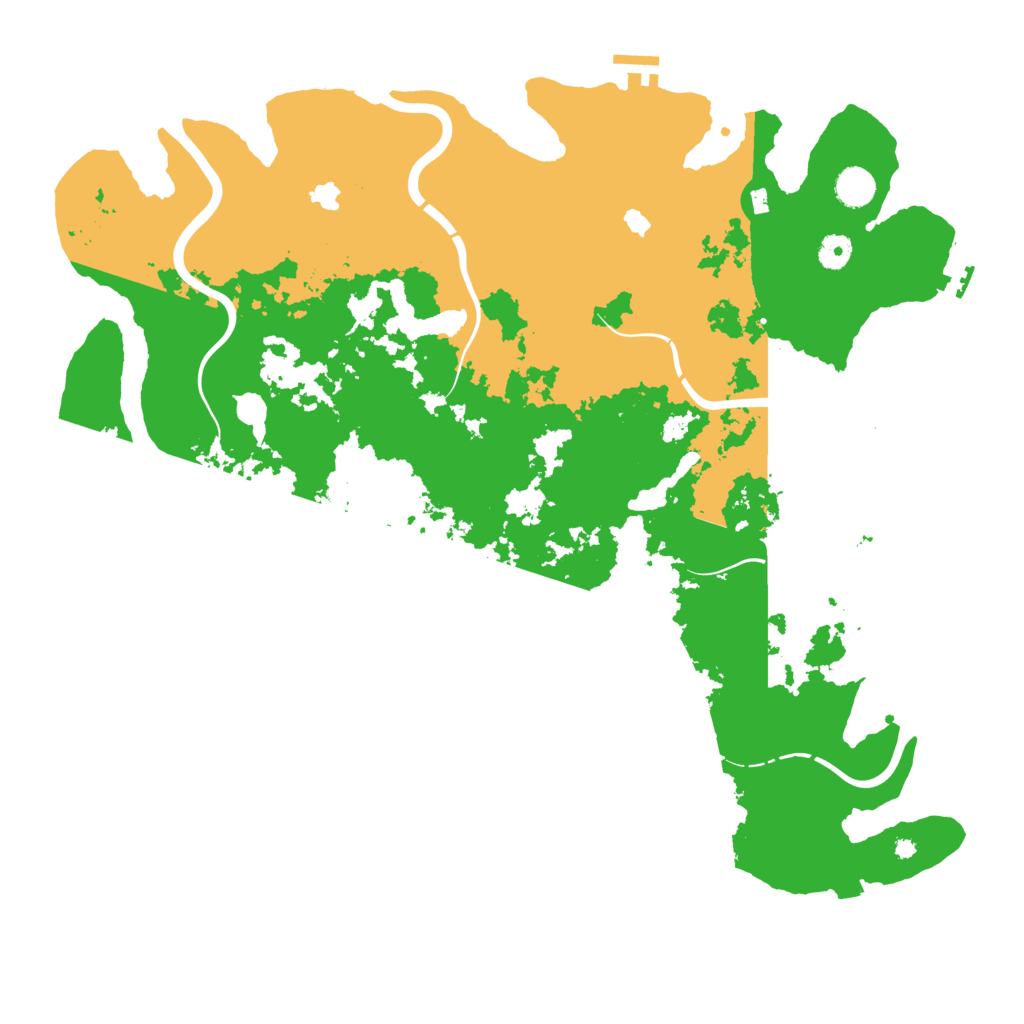 Biome Rust Map: Procedural Map, Size: 4500, Seed: 66300102