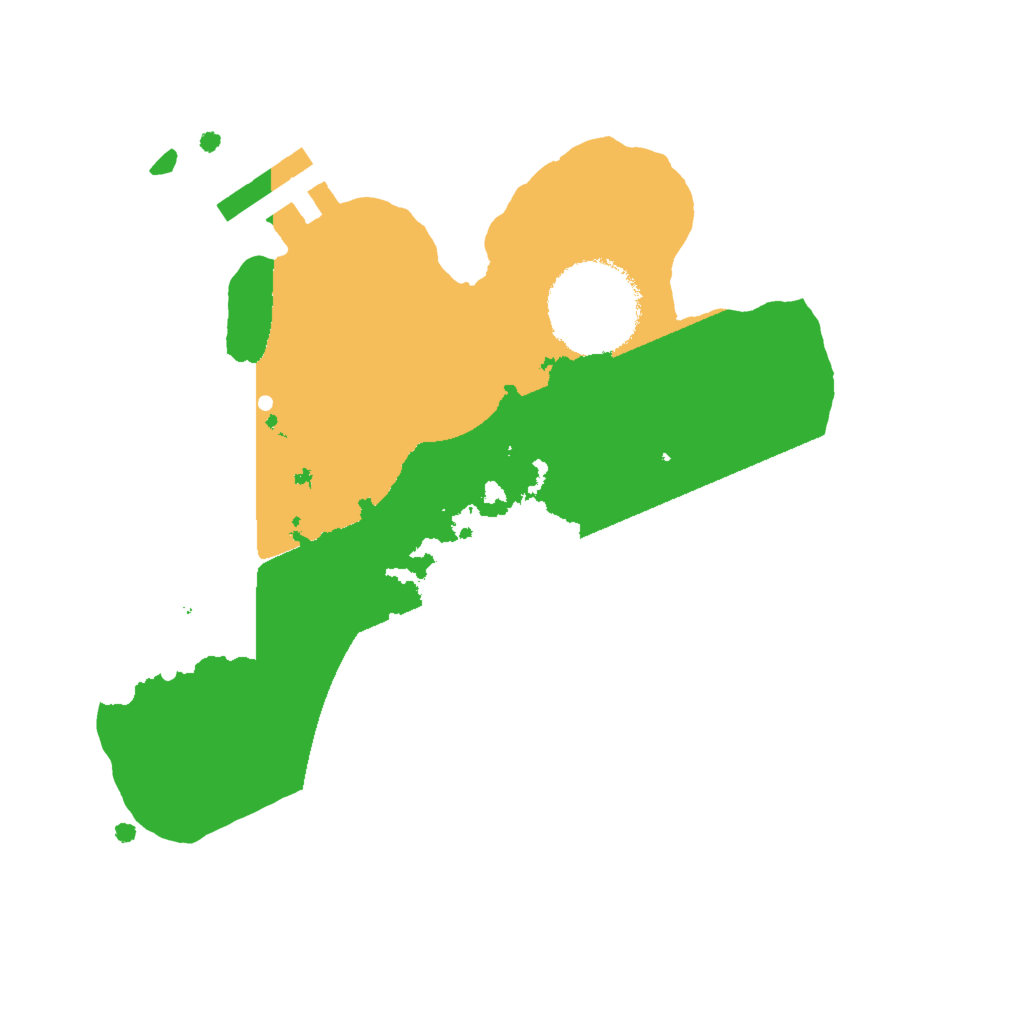 Biome Rust Map: Procedural Map, Size: 2000, Seed: 1673436204