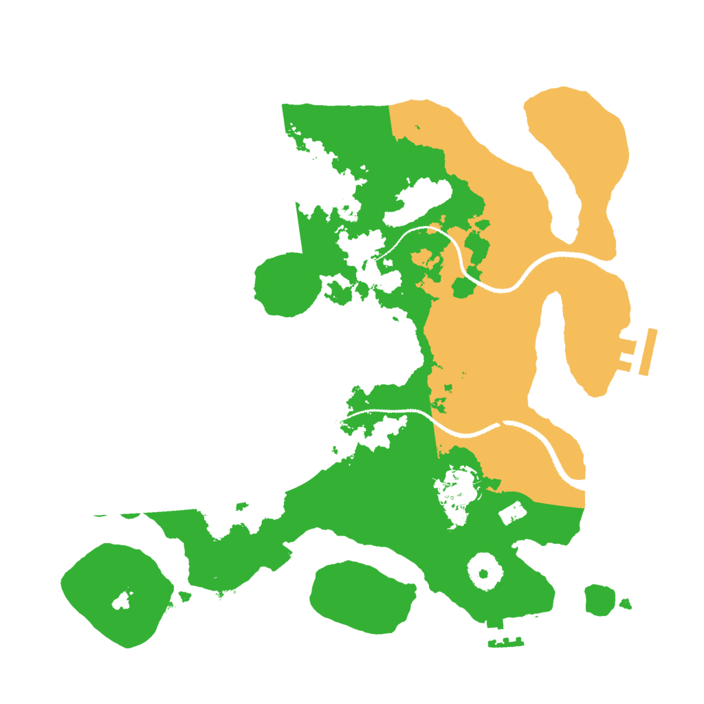 Biome Rust Map: Procedural Map, Size: 3000, Seed: 720290785