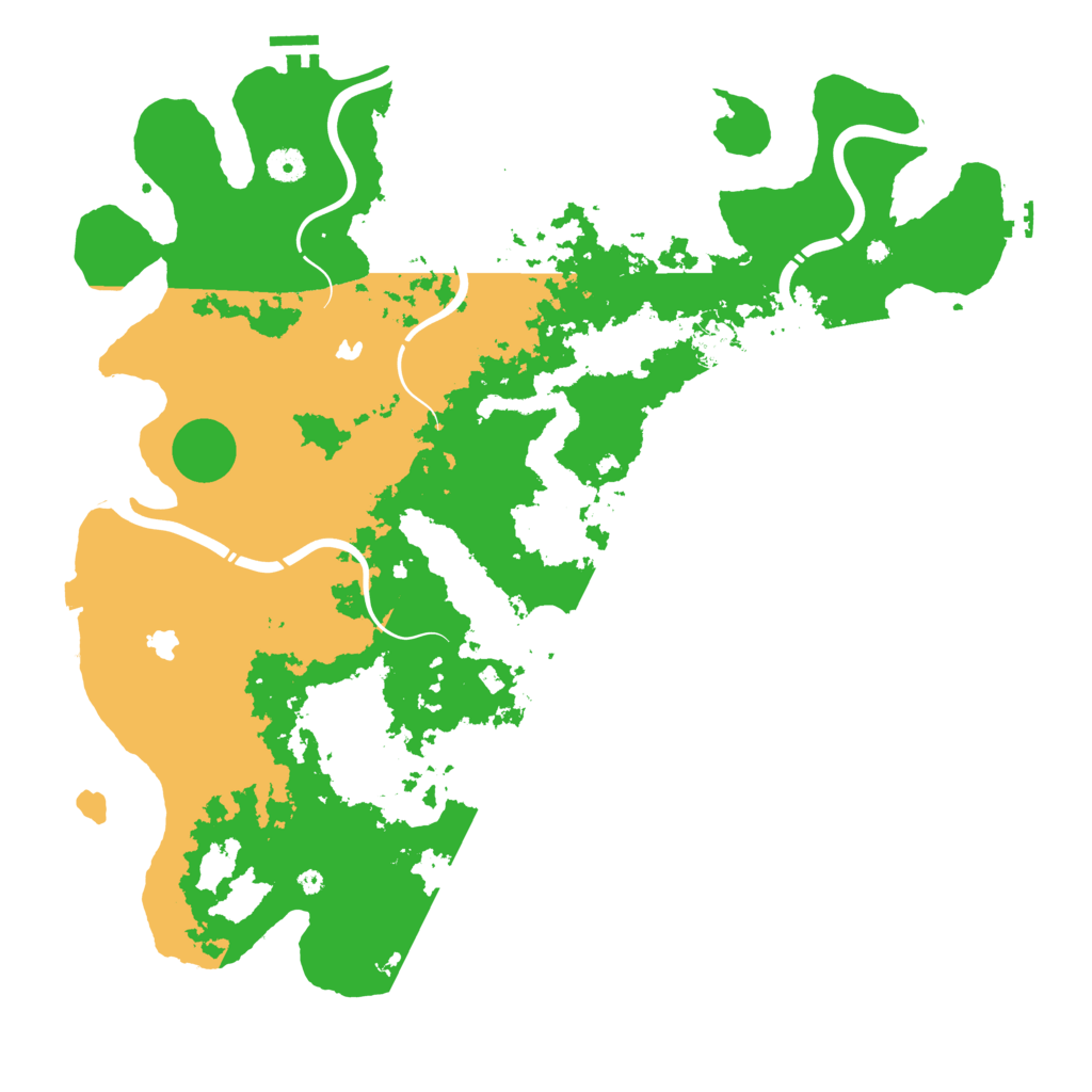 Biome Rust Map: Procedural Map, Size: 4500, Seed: 5200419