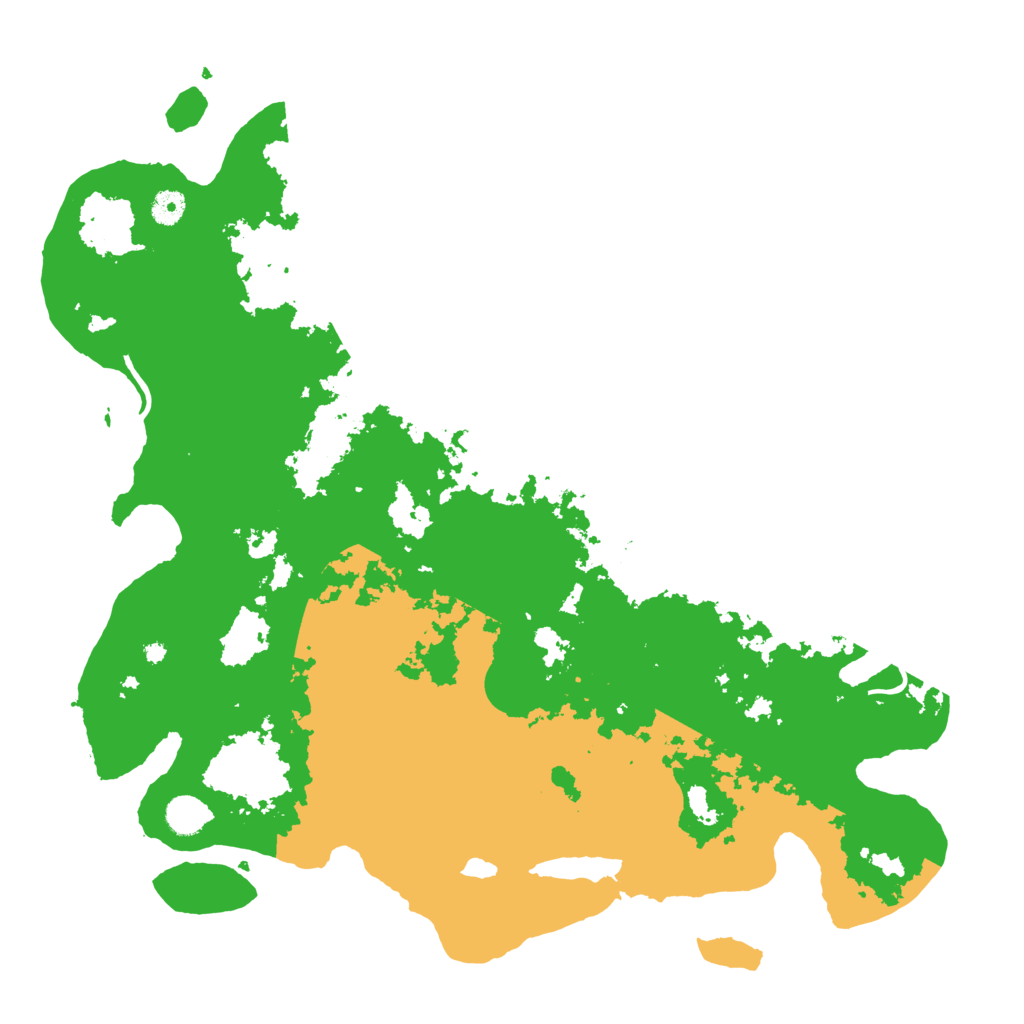 Biome Rust Map: Procedural Map, Size: 4500, Seed: 3434567