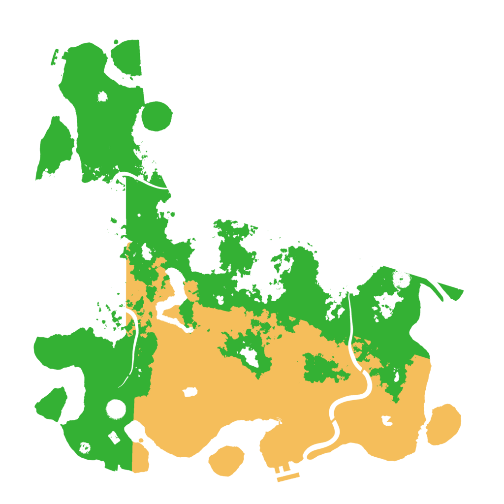 Biome Rust Map: Procedural Map, Size: 4500, Seed: 267084906