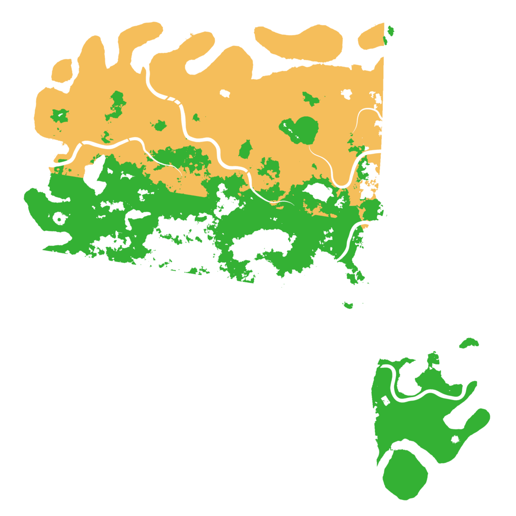 Biome Rust Map: Procedural Map, Size: 6000, Seed: 99745