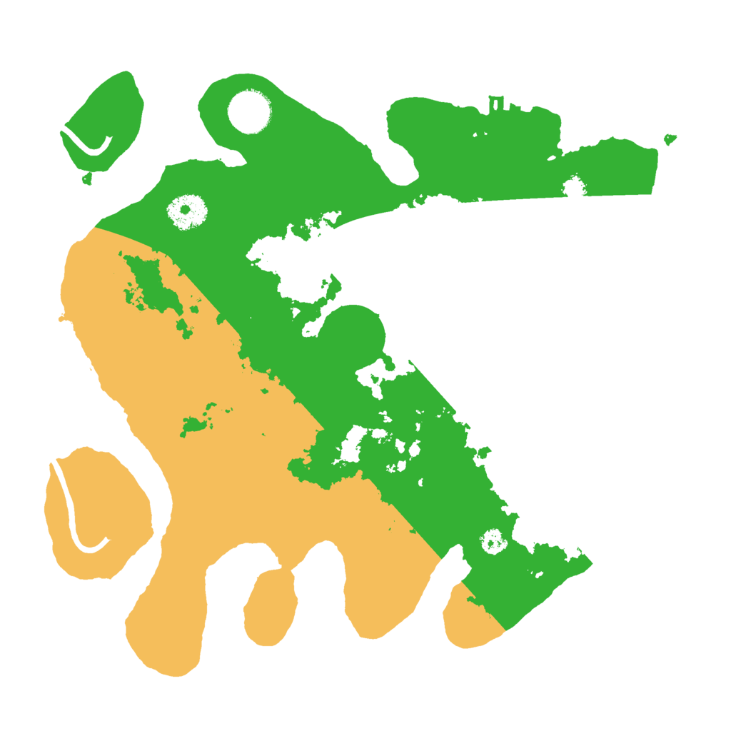 Biome Rust Map: Procedural Map, Size: 3000, Seed: 1078039912