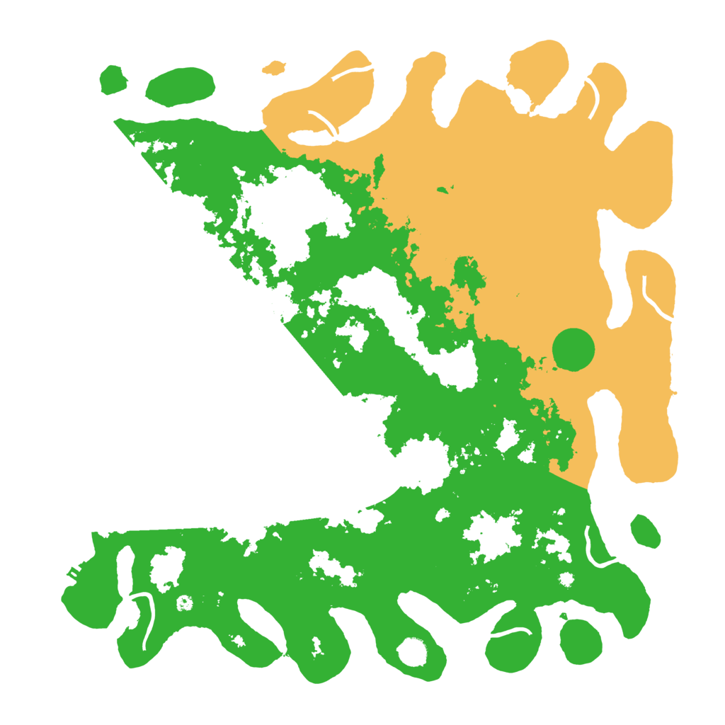 Biome Rust Map: Procedural Map, Size: 4500, Seed: 1794355943