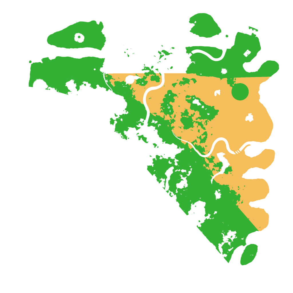 Biome Rust Map: Procedural Map, Size: 4500, Seed: 21269930