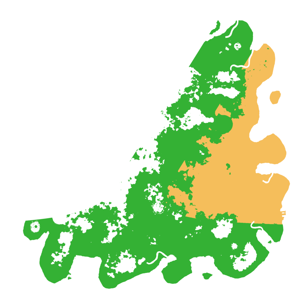 Biome Rust Map: Procedural Map, Size: 4500, Seed: 159753