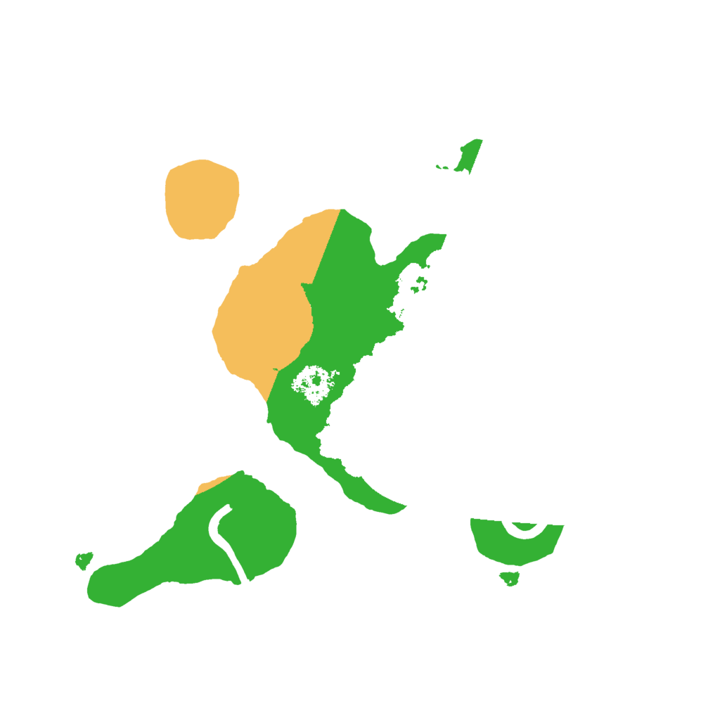 Biome Rust Map: Procedural Map, Size: 2000, Seed: 127