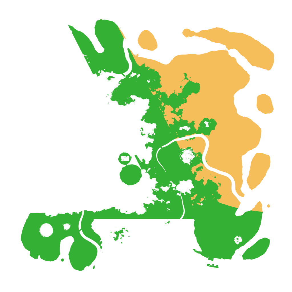 Biome Rust Map: Procedural Map, Size: 3850, Seed: 529248596