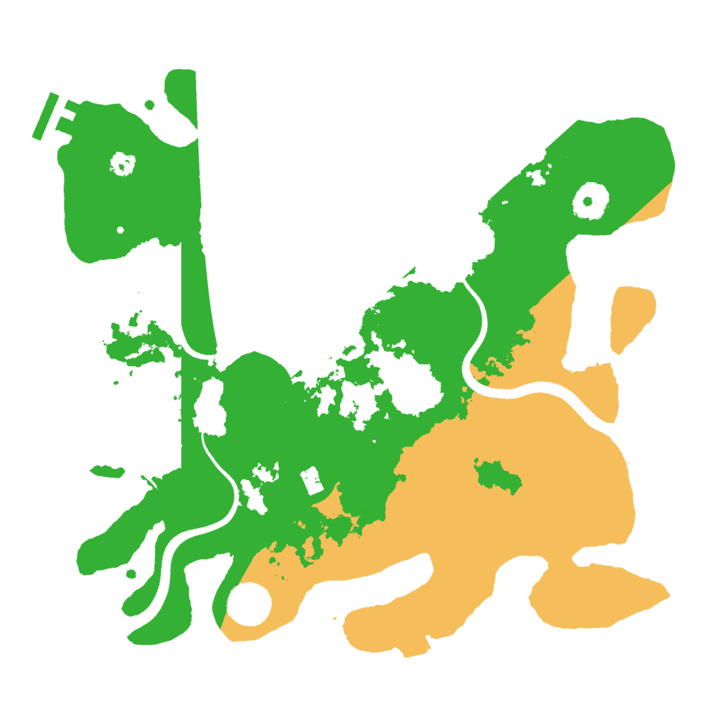 Biome Rust Map: Procedural Map, Size: 3000, Seed: 849745777