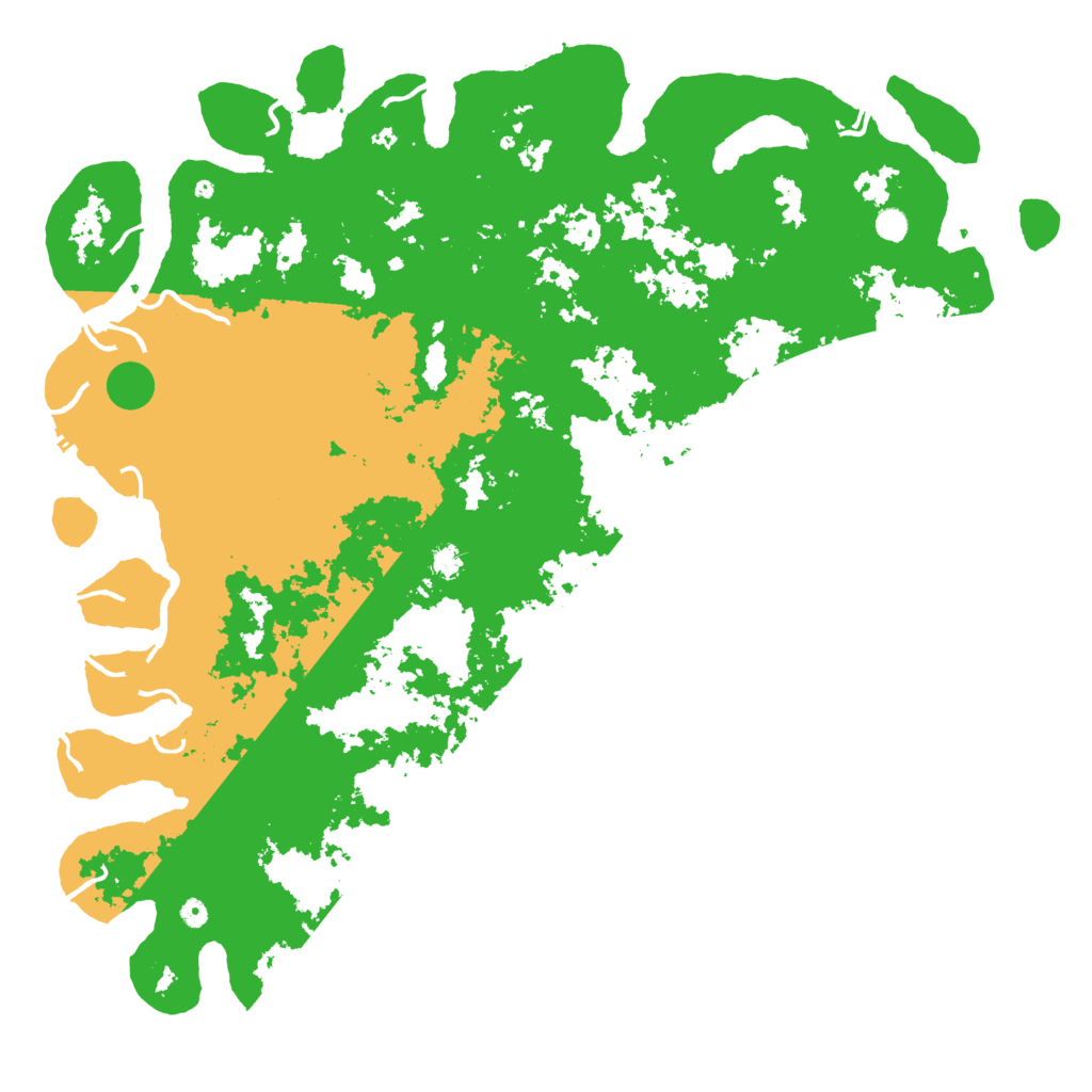 Biome Rust Map: Procedural Map, Size: 6000, Seed: 55643