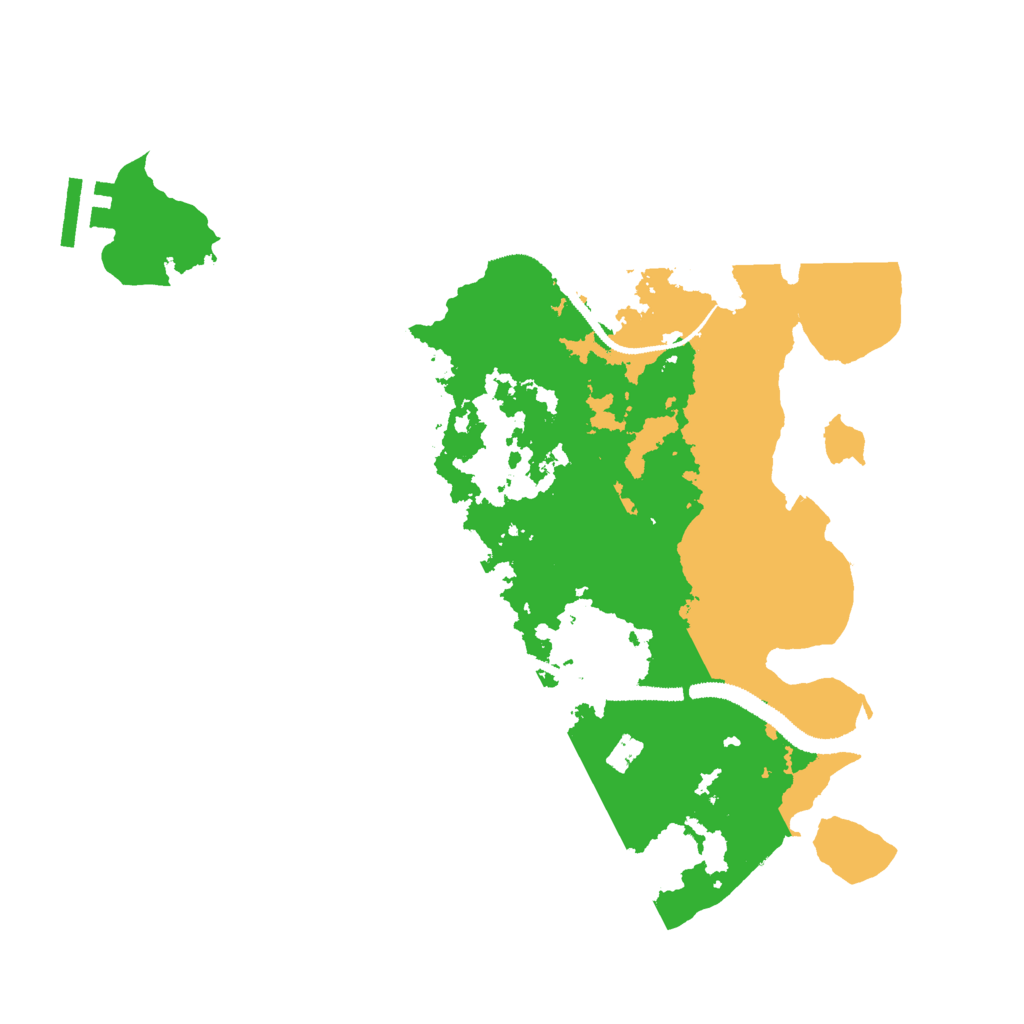 Biome Rust Map: Procedural Map, Size: 3000, Seed: 4191