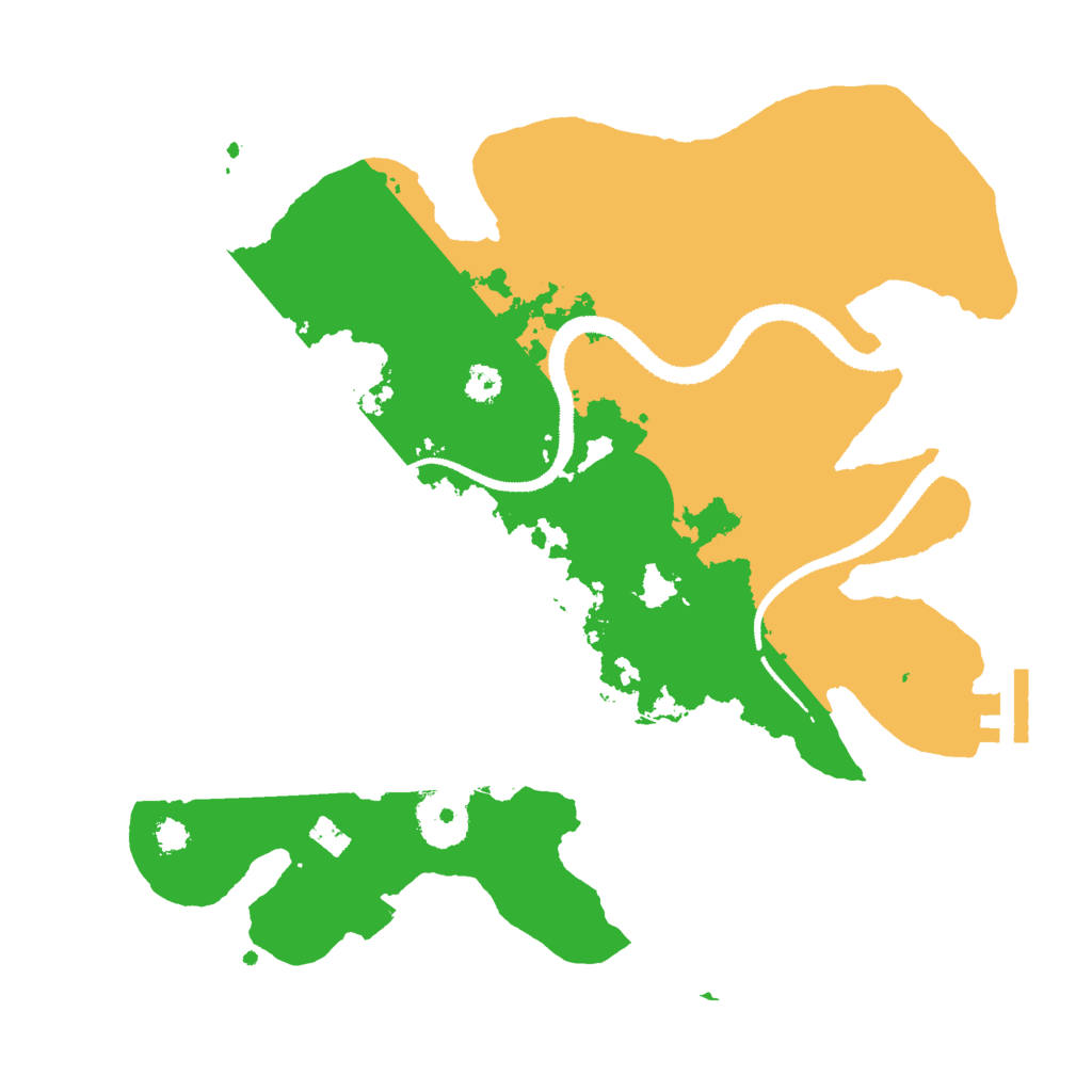Biome Rust Map: Procedural Map, Size: 3000, Seed: 1794355943