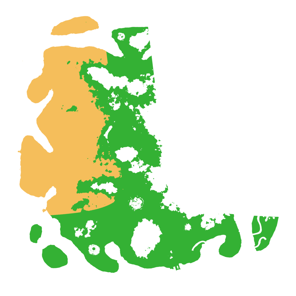Biome Rust Map: Procedural Map, Size: 4000, Seed: 500001