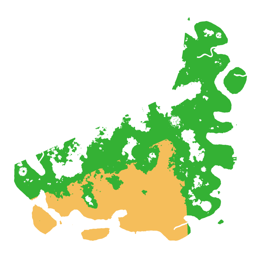 Biome Rust Map: Procedural Map, Size: 4500, Seed: 549918387