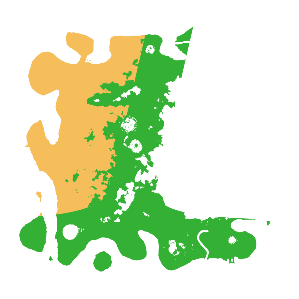 Biome Rust Map: Procedural Map, Size: 3500, Seed: 515879585