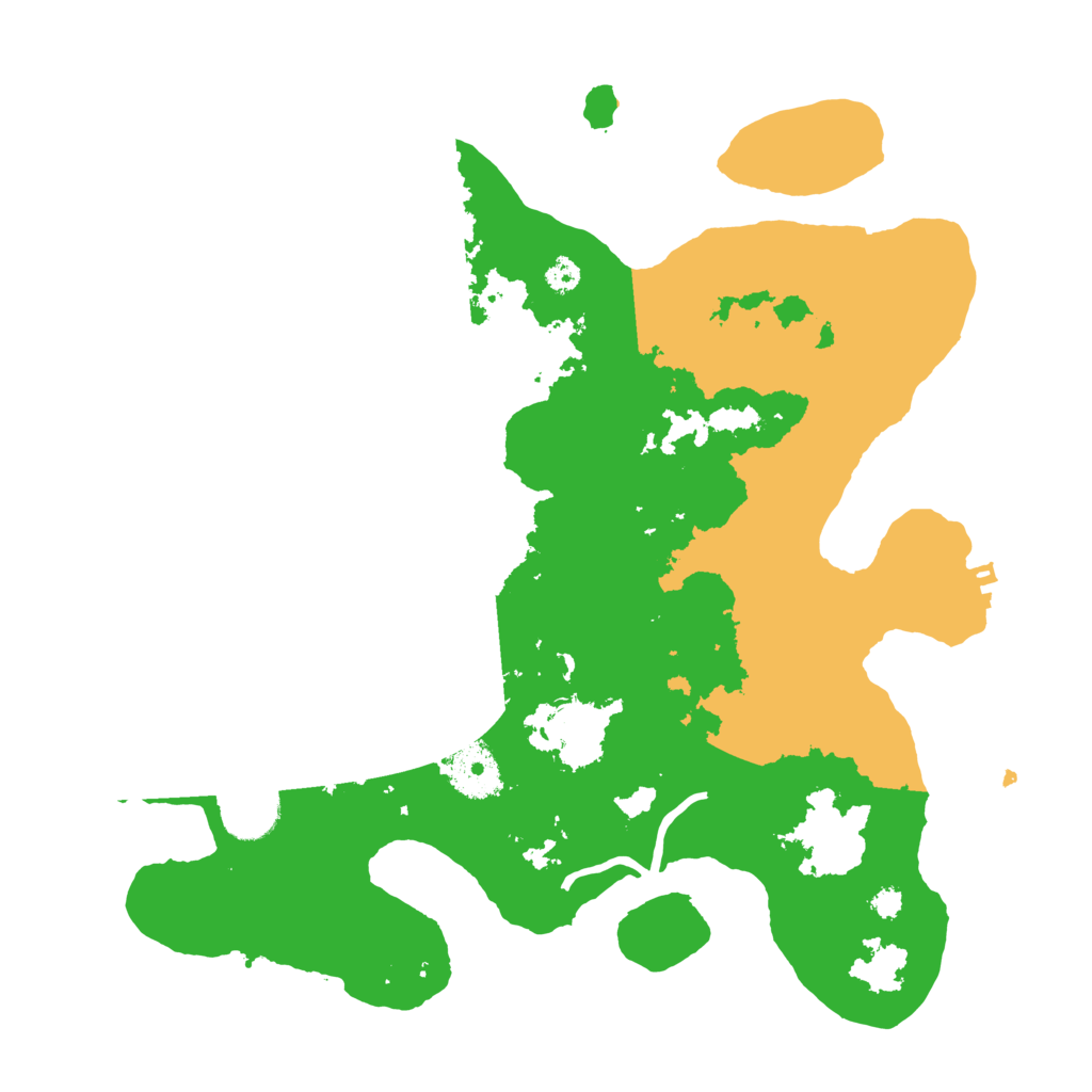 Biome Rust Map: Procedural Map, Size: 3300, Seed: 703252489
