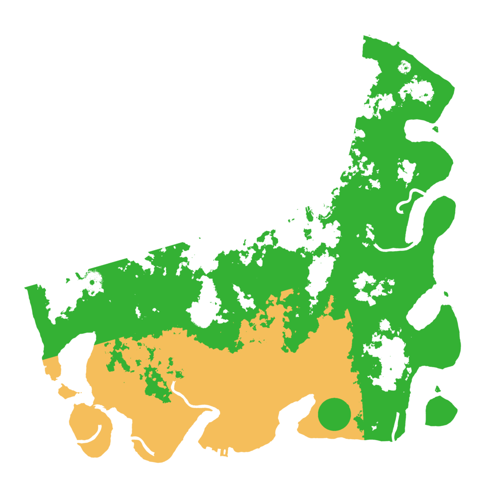 Biome Rust Map: Procedural Map, Size: 4000, Seed: 18569572