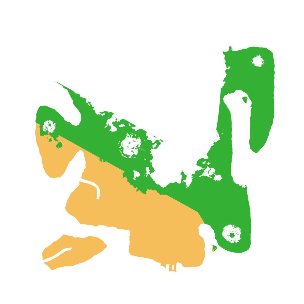 Biome Rust Map: Procedural Map, Size: 2500, Seed: 4557878
