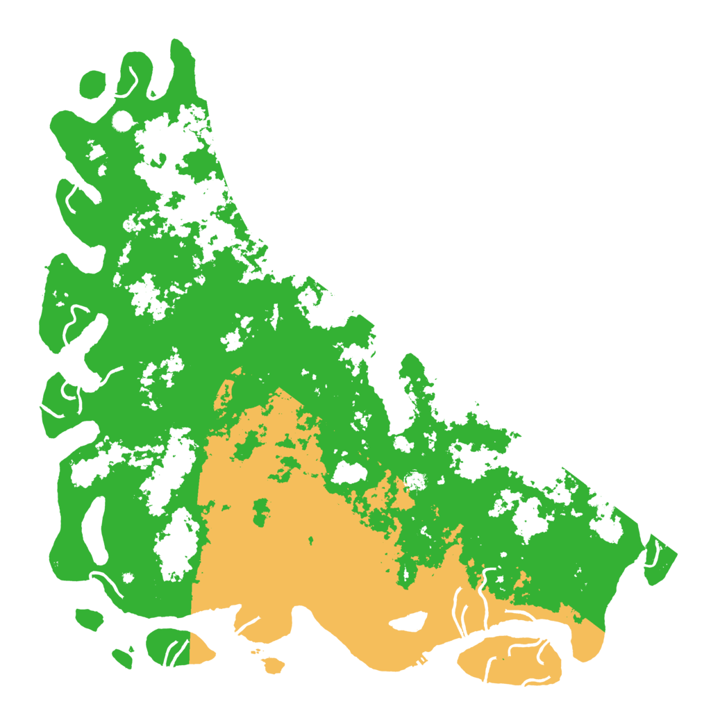 Biome Rust Map: Procedural Map, Size: 6000, Seed: 540356231