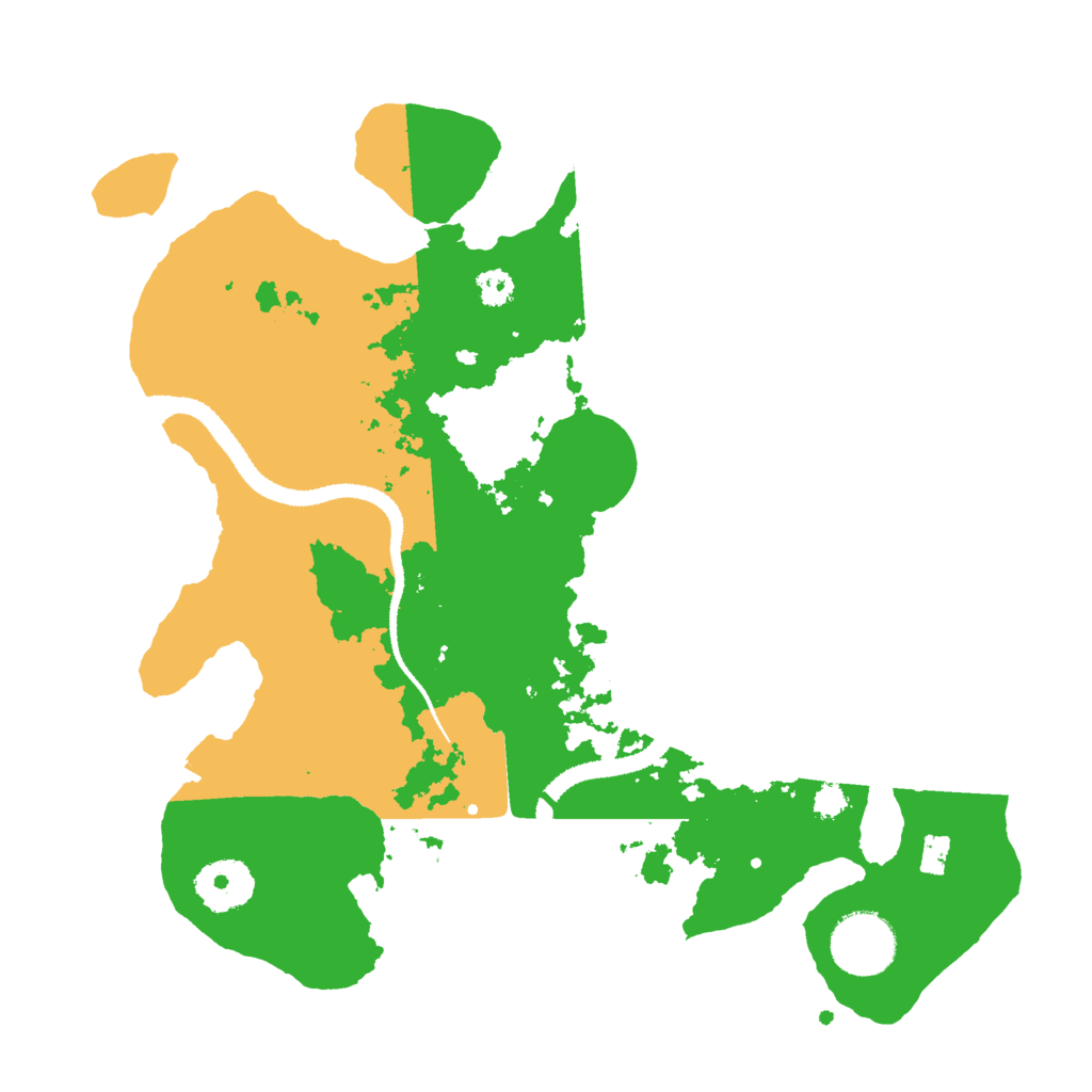 Biome Rust Map: Procedural Map, Size: 3000, Seed: 19157