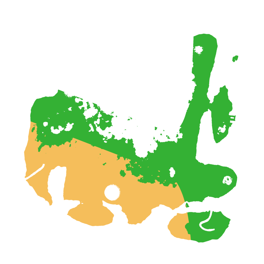 Biome Rust Map: Procedural Map, Size: 3000, Seed: 13575