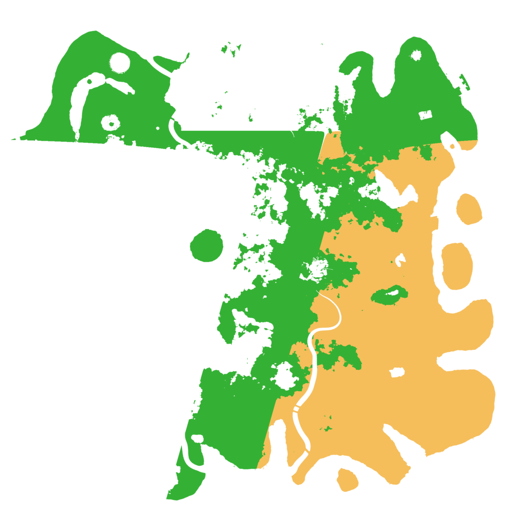 Biome Rust Map: Procedural Map, Size: 4500, Seed: 138256541