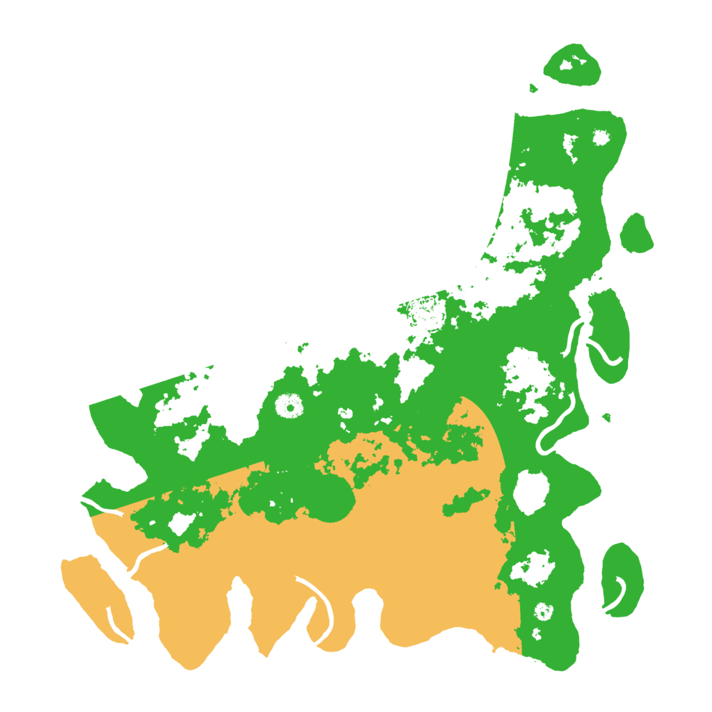Biome Rust Map: Procedural Map, Size: 4000, Seed: 619252