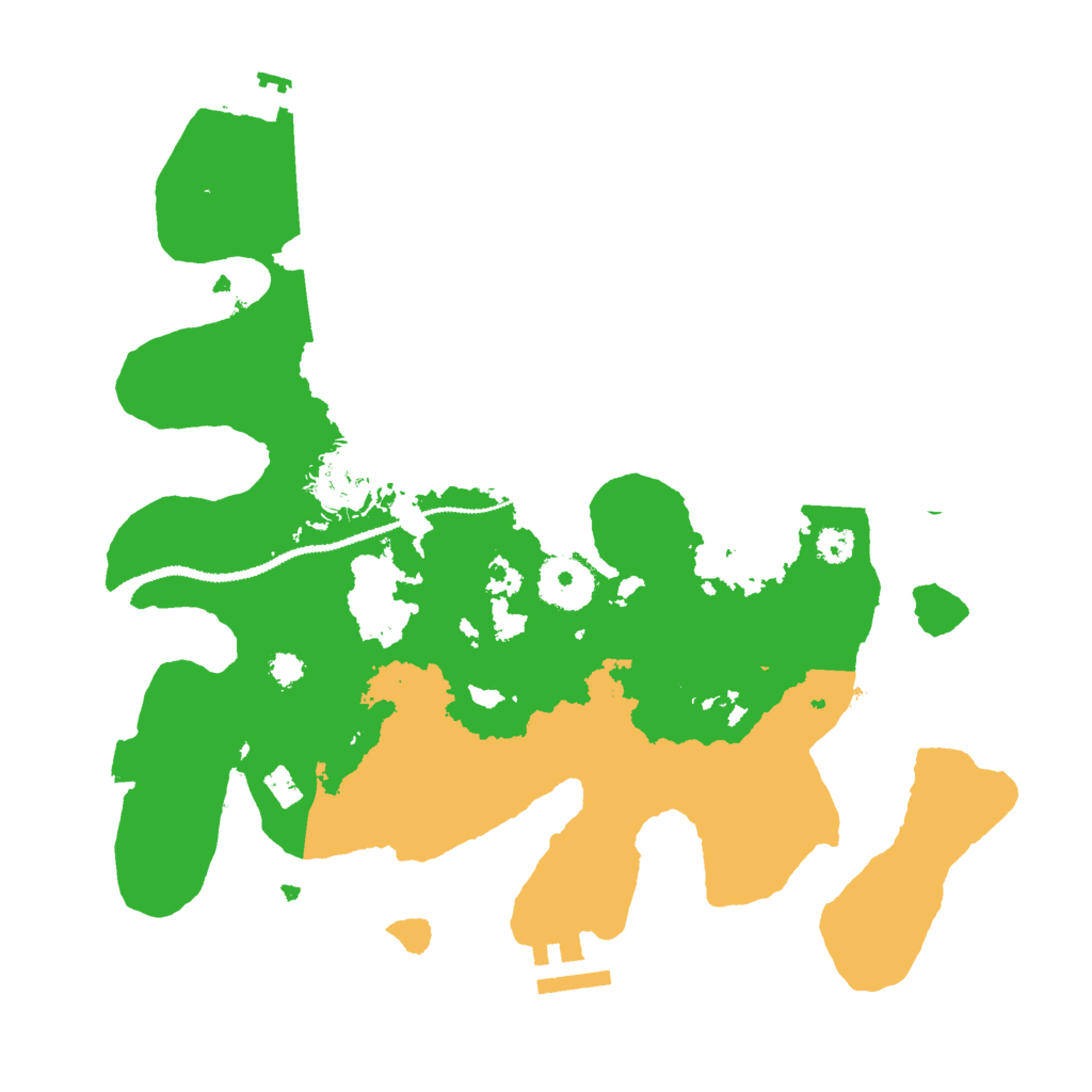 Biome Rust Map: Procedural Map, Size: 3000, Seed: 43382