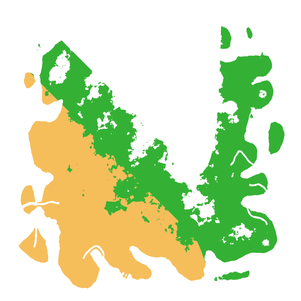 Biome Rust Map: Procedural Map, Size: 4000, Seed: 54603
