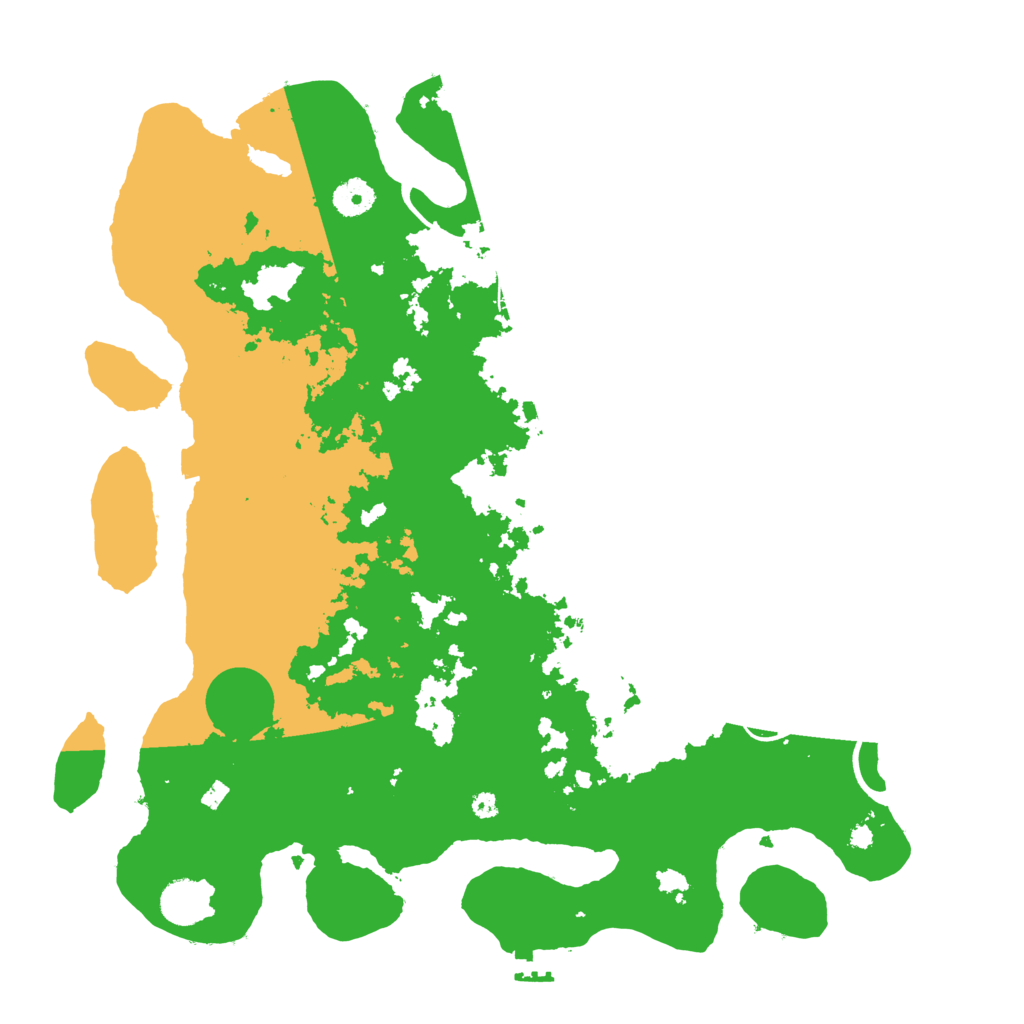 Biome Rust Map: Procedural Map, Size: 3950, Seed: 1364490655