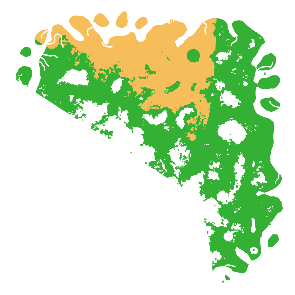 Biome Rust Map: Procedural Map, Size: 6000, Seed: 1985499083