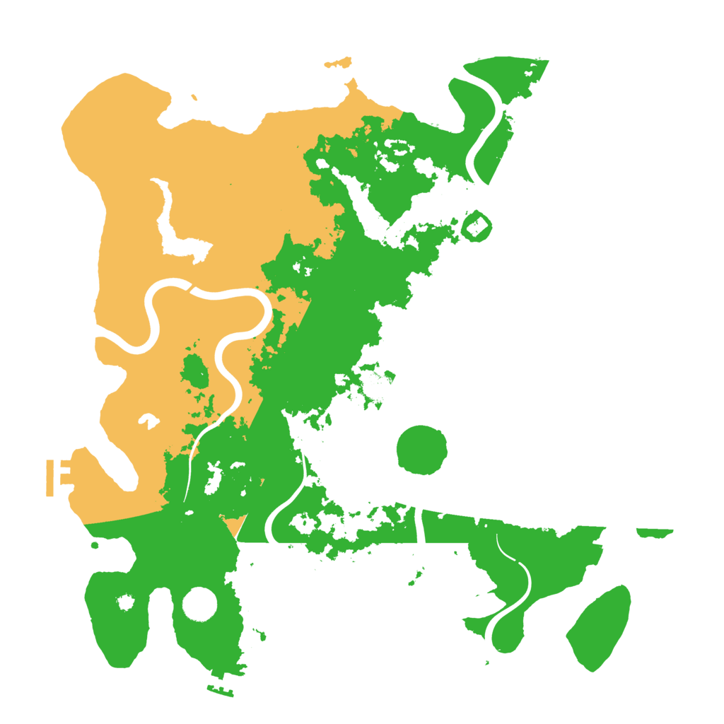 Biome Rust Map: Procedural Map, Size: 4000, Seed: 729123