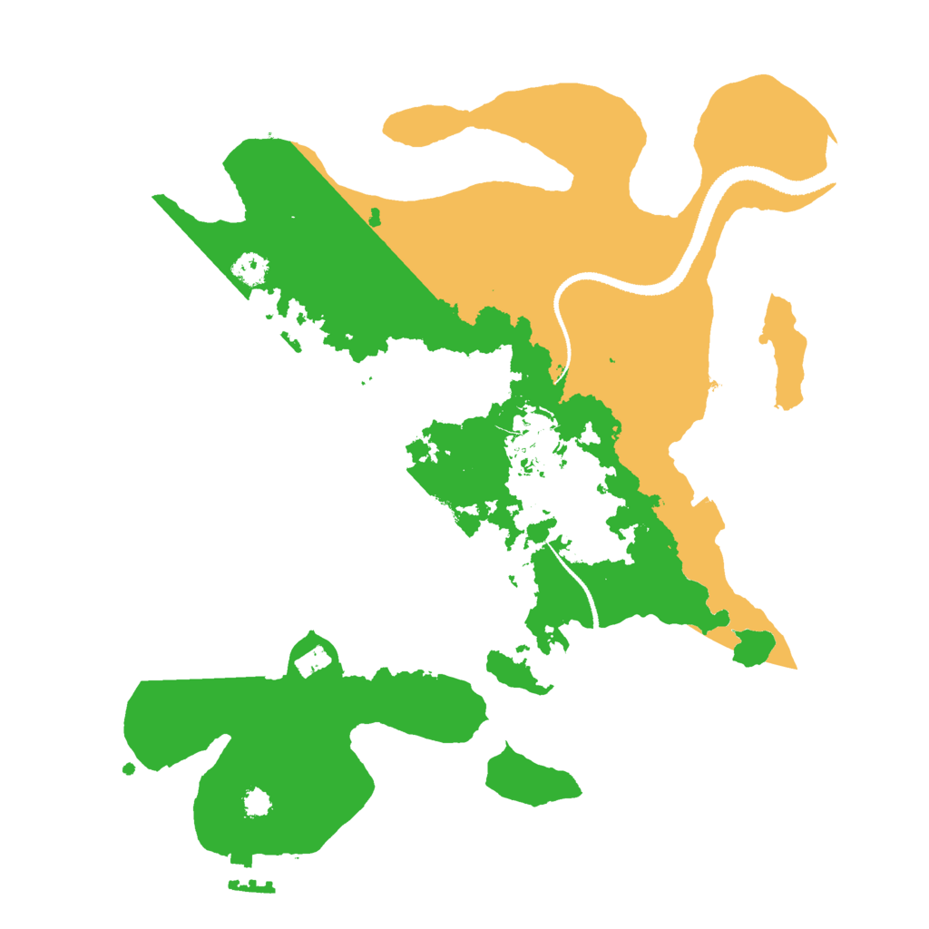Biome Rust Map: Procedural Map, Size: 3000, Seed: 601518612