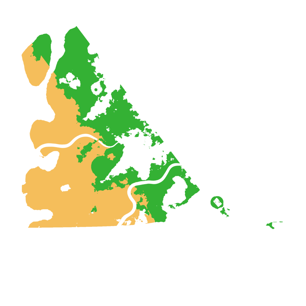 Biome Rust Map: Procedural Map, Size: 4000, Seed: 166699