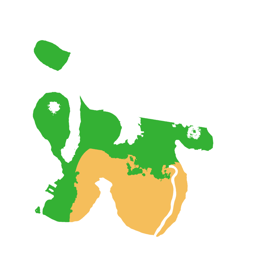 Biome Rust Map: Procedural Map, Size: 2000, Seed: 5524