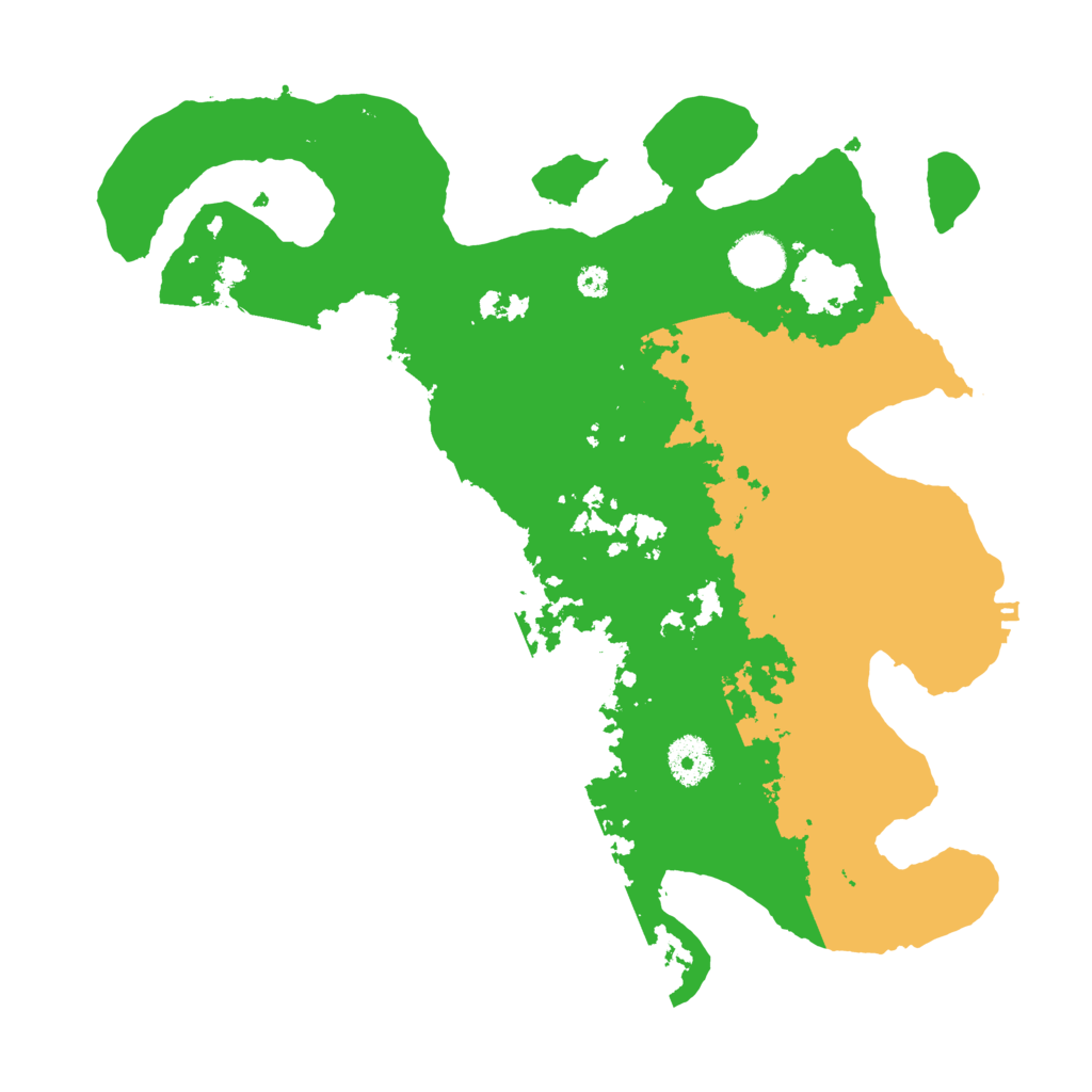 Biome Rust Map: Procedural Map, Size: 3500, Seed: 118820667