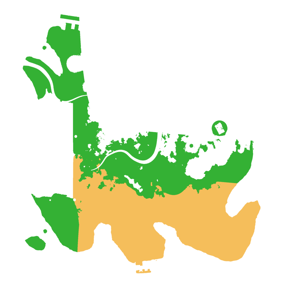 Biome Rust Map: Procedural Map, Size: 3000, Seed: 2080453332
