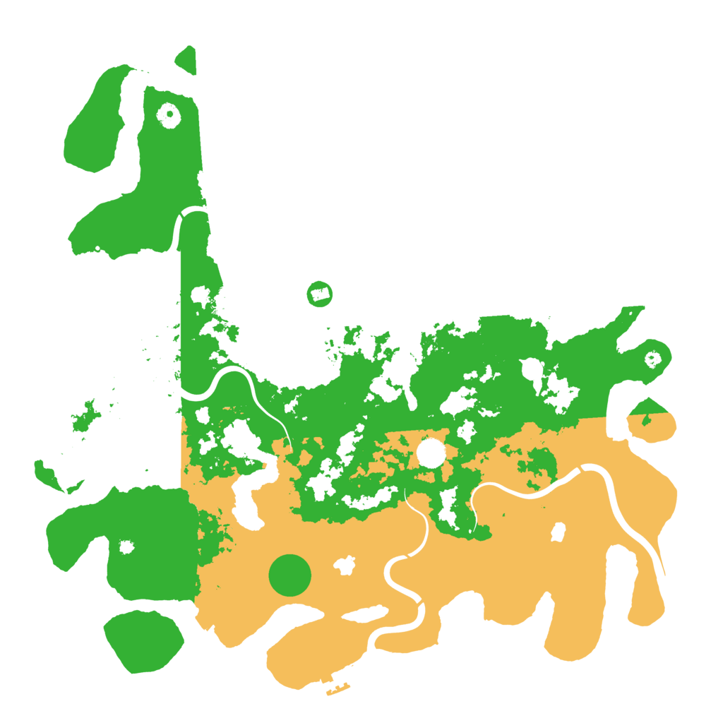 Biome Rust Map: Procedural Map, Size: 4500, Seed: 1706984428