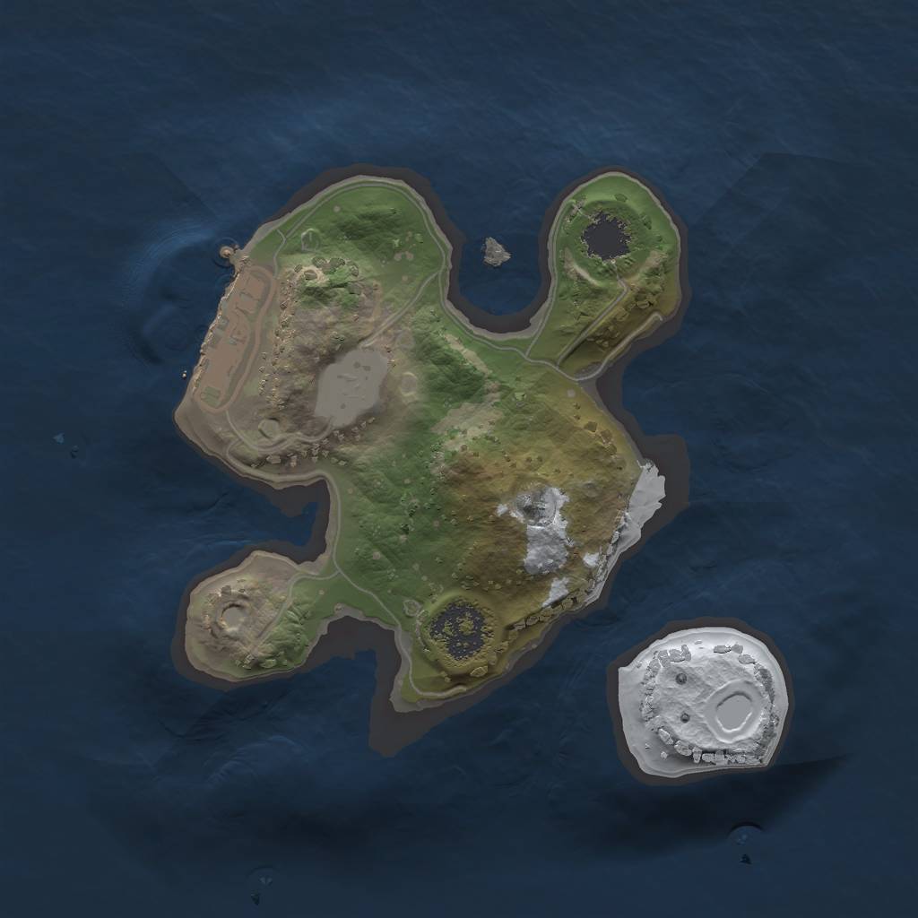 Rust Map: Procedural Map, Size: 1700, Seed: 768534, 6 Monuments